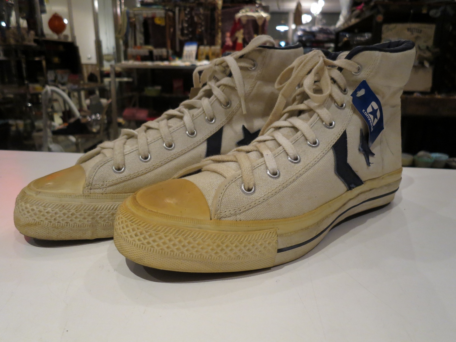 DEAD STOCK CONVERSE Pro-Star Hi vintage used clothing ROGER'S