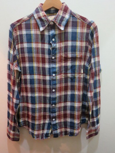 JOEY FACTORY/India Cotton　Check Shirt