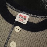 New Arrival!!!/Barns Outffitters/BIG WAFFLE THERMAL VINTAGE LONG SLEEVE HENLY NECK TEE SHIRTS