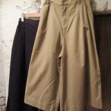 2015AW New Arrival Start!! / Ladies / Chino Cloth Gaucho Pants