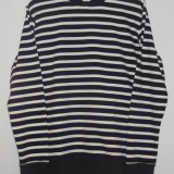 2015AW New Arrival Start!! / Upscape Audience / Vague-neck Heavy-weight Border L/S Tee