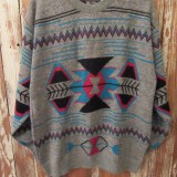 80's DEAD STOCK /Panhandle Slim/ Native pattern sweaters