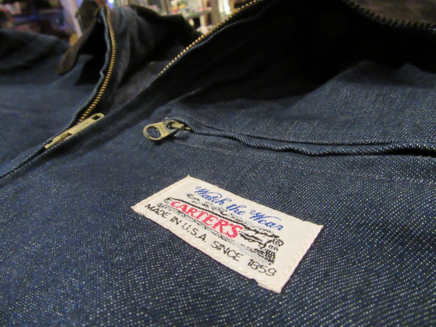 ジャケット・アウター deadstock Japanese vintage work jac Vintage Japanese Workwear Jacket Unisex Small – Black Shag