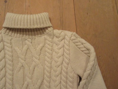 Ladies / Kilkeel / Turtle-neck Fishermans Sweater