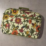 80's Vintage Flower Patern  Trunk Bag