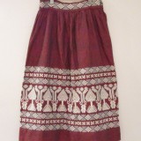 Ladies vintage グアテマラ手織り柄スカート