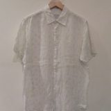 【Calvin Klein】　Used Linen S/S Shirts