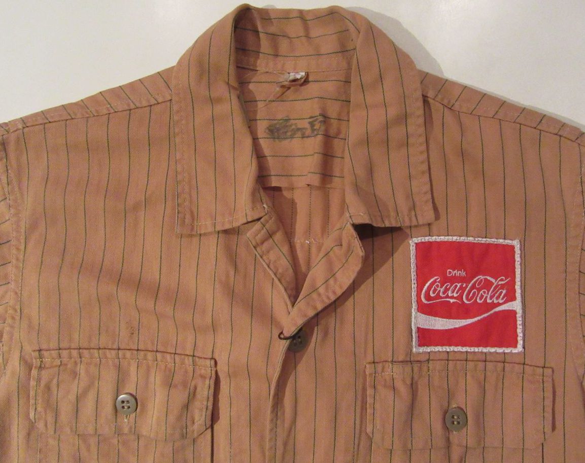 60's コカ・コーラ ワッペン付きワークシャツ ： vintage & used 