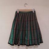 Ladies Reversible Check Pleats Skirt