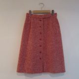【Evan-Picone】 Wool Tweed Skirt