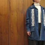 70s Mexican Emblioded Denim Jacket