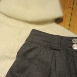【LADIES】Used Angora Knit,Germany Wool Pants