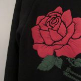 【Ladies】Used Rose Rubber print Sweat